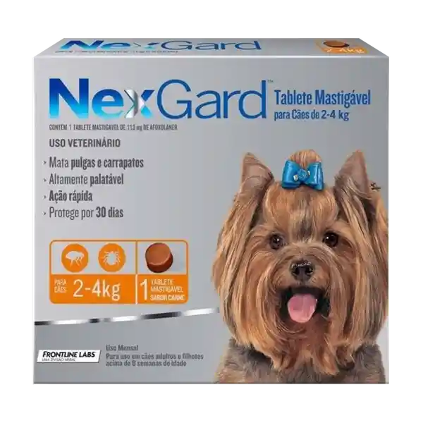 Nexgard 11 3 Mg (2-4 Kg) 3 Tabletas