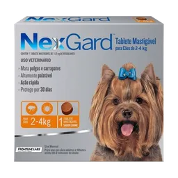 Nexgard 11 3 Mg (2-4 Kg) 3 Tabletas