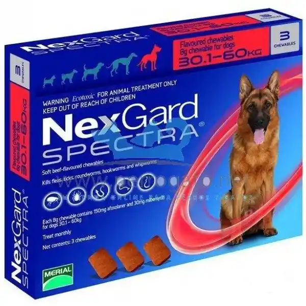 Nexgard Spectra 30 1 - 60 Kg X 3 Tabletas