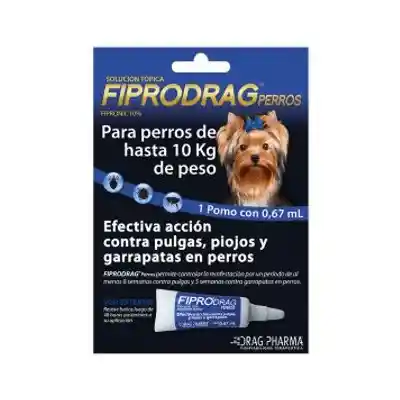 Fiprodrag Perro Pipeta Hasta 10 Kg