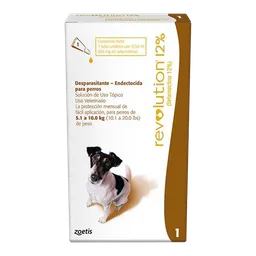 Revolution Perro 12% 0 5 Ml (5-10Kg)