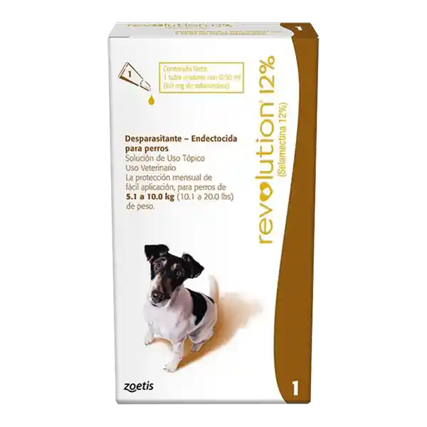 Revolution Perro 12% 0 5 Ml (5-10Kg)