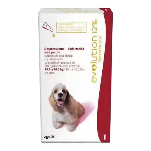 Revolution Perro 12% 1.0 Ml (10-20 Kg)