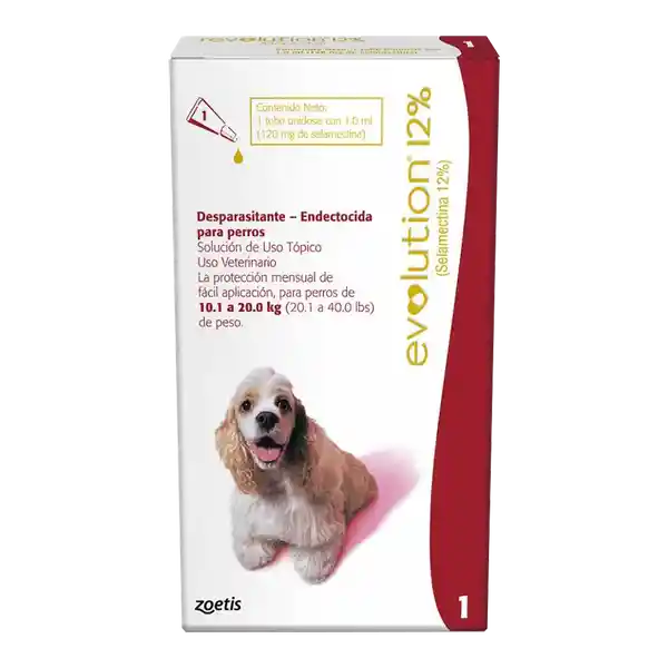 Revolution Perro 12% 1.0 Ml (10-20 Kg)