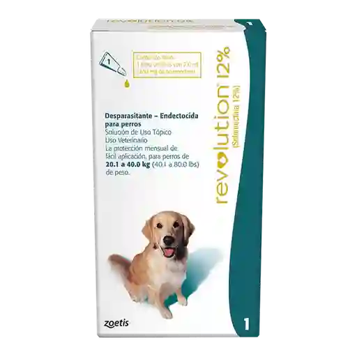 Revolution Perro 12% 2.0 Ml (20-40 Kg)