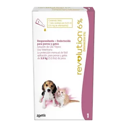 Revolution Perro Gato 6% 0 25 Ml (2.5 Kg)