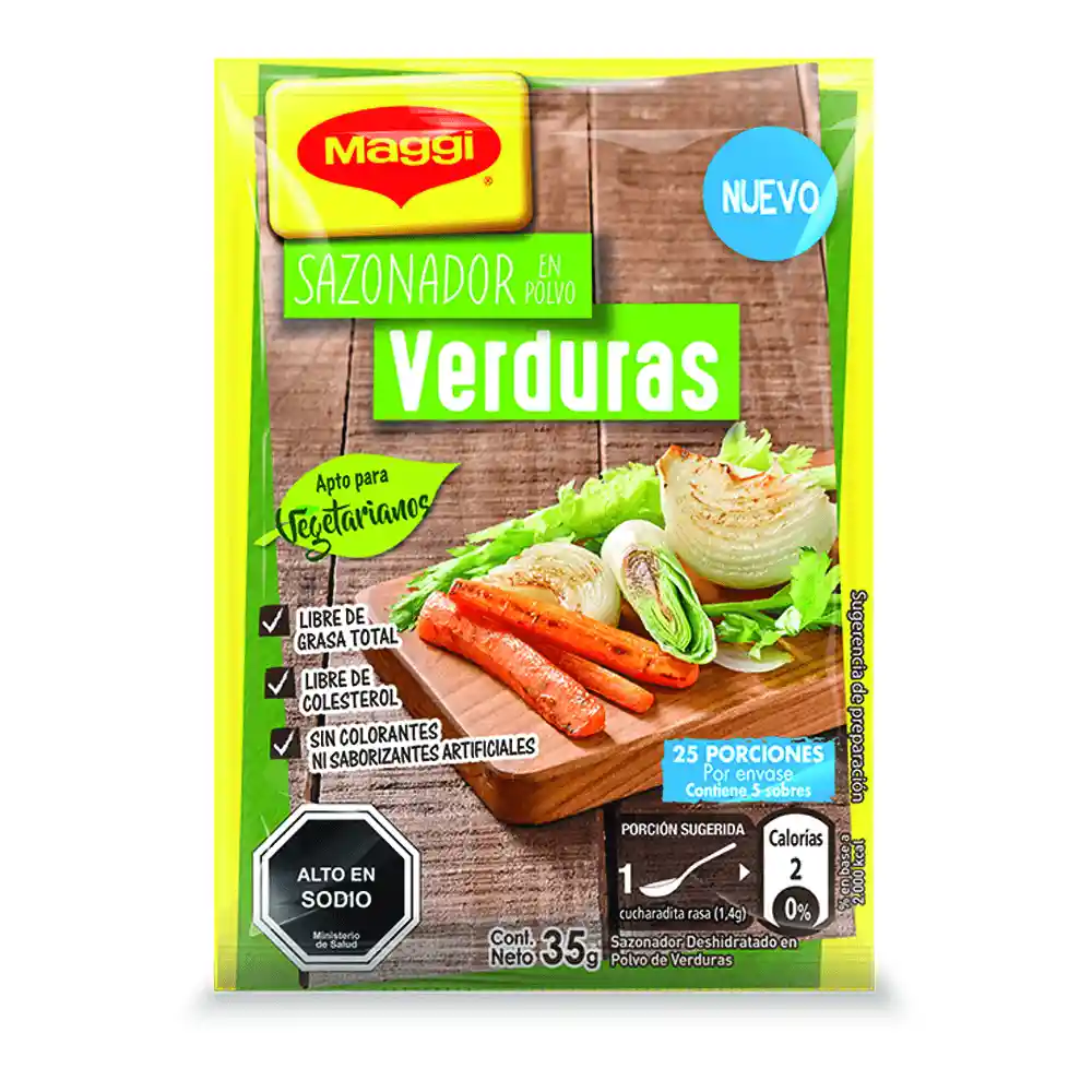 Maggi Sazonador En Polvo Verduras