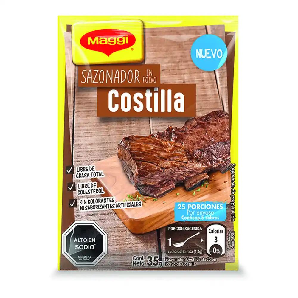 Maggi Sazonador En Polvo Costilla