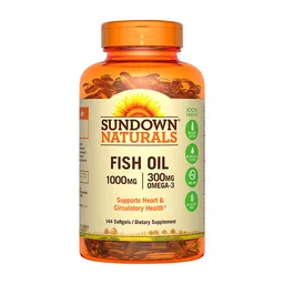 Fish Oil Suplemento Sundown 144 Cápsulas (1000 Mg)