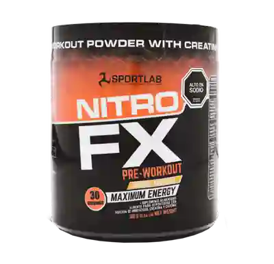 NITRO FX Suplemento Alimenticio Pre Workout Orange