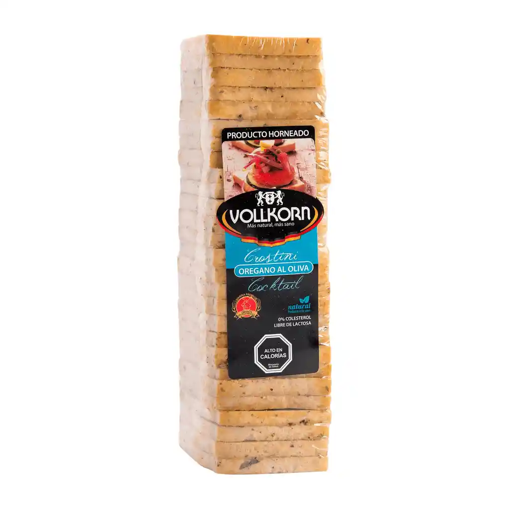 Vollkorn Crostini Oregano Al Oliva 100 Gr