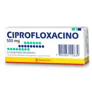 Ciprofloxacino 500mgx