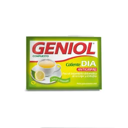 Geniol Antigripal Compuesto Día (400 mg/ 10 mg/ 33 mg/ 50 mg) Sabor a Limonada