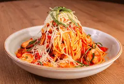 Shrimp scampi pasta