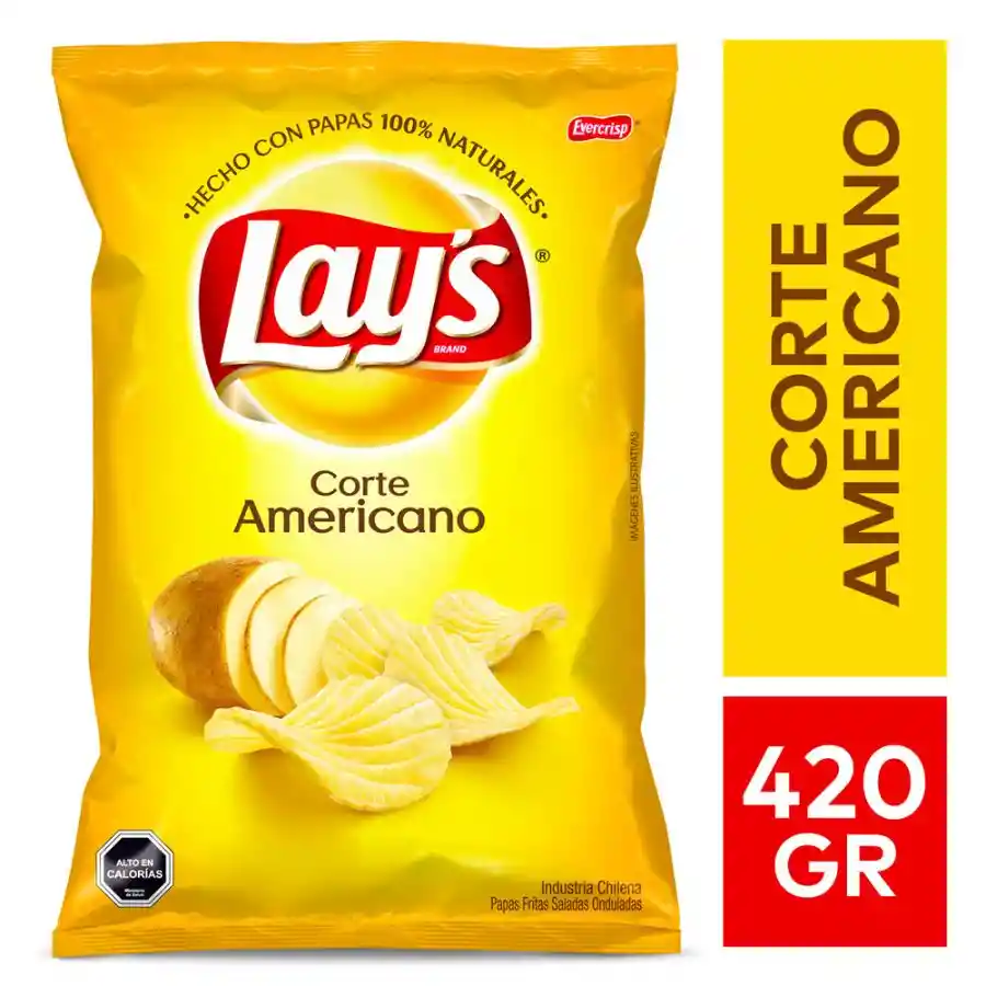 Lays Papas Corte Americano