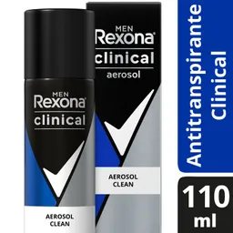 Rexona Desodorante Clinical Men en Aerosol Clean