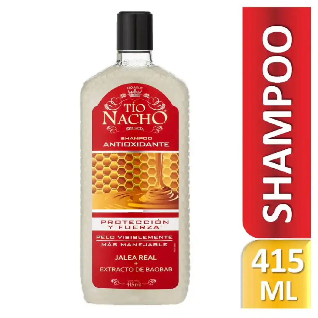 Tio Nacho Shampoo Antioxidante Protección y Fuerza