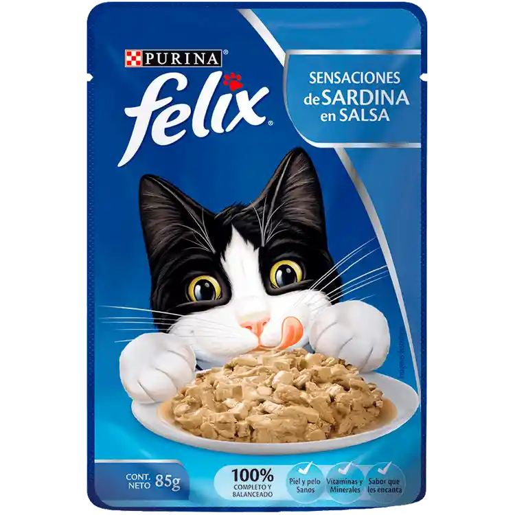 Felix Alimento Húmedo para Gato Sensaciones de Sardinas