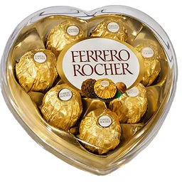 2 x Ferrero Rocher Chocolates con Nuez en Estuche de Corazón