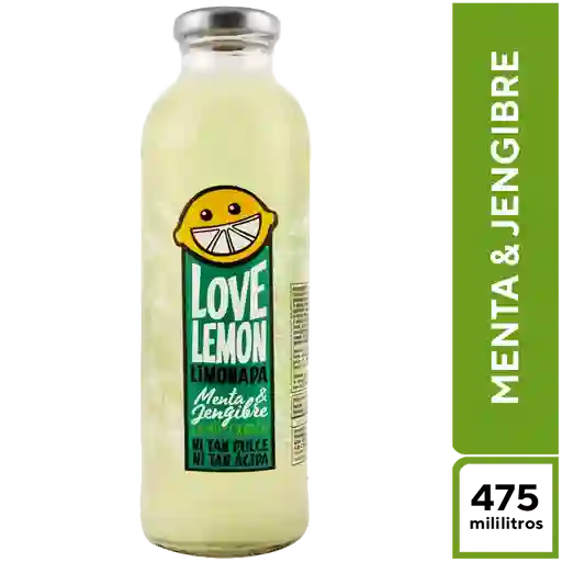 Love Lemon Limonada Menta & Jengibre 475 ml