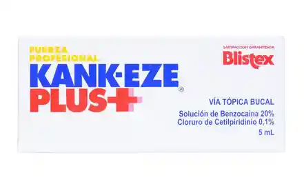 Kank-Eze Plus Anestésico en Solución Tópica Bucal