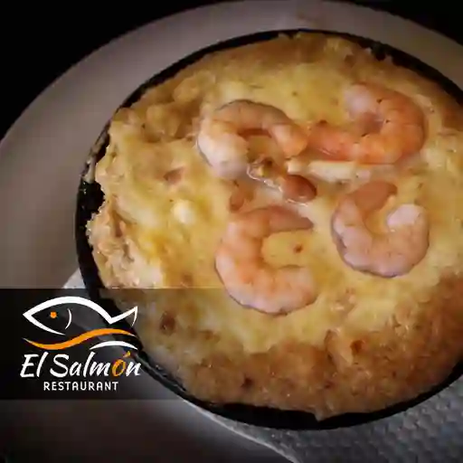 Pastel de Jaiba y Camarón 