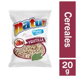 Natur Cereal De Arroz Sabor Frutilla Sin Azucar Anadida