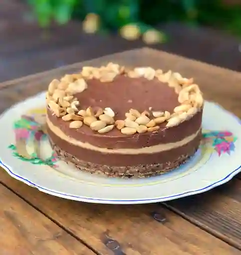 Torta Snickers Vegana Pequeña S/a S/g