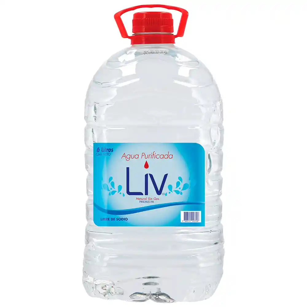 Liv Agua Purificada sin Gas 