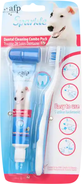 AFP Set Pasta+ Cepillo Dental para Mascota 