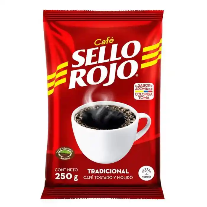 Sello Rojo Cafe Molido 250 Gr