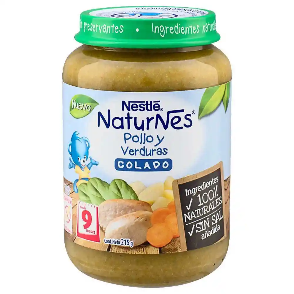 Nestlé Colado Pollo Y Verduras 9 Meses