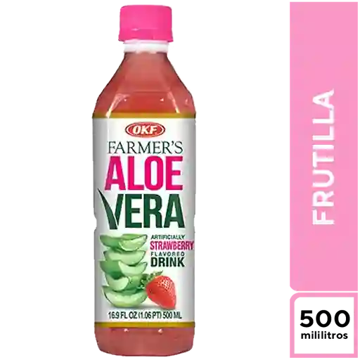 OKF Aloe Vera Frutilla 500 ml
