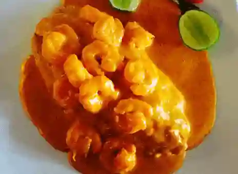 Tacu Tacu Salsa de Camarón