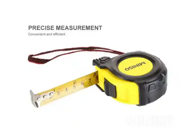 Miniso Cinta Metrica Negro/amarillo 5m