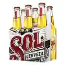 Sol Botellin 355cc 6Pack