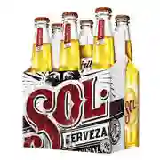 Sol Botellin 355cc 6Pack