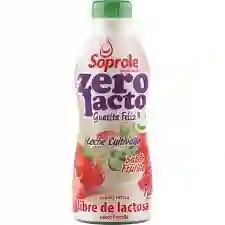 Zero Lacto Soprole Leche Cultivada Frutilla Litro