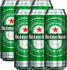 Heineken Six Pack Lata 470Cc