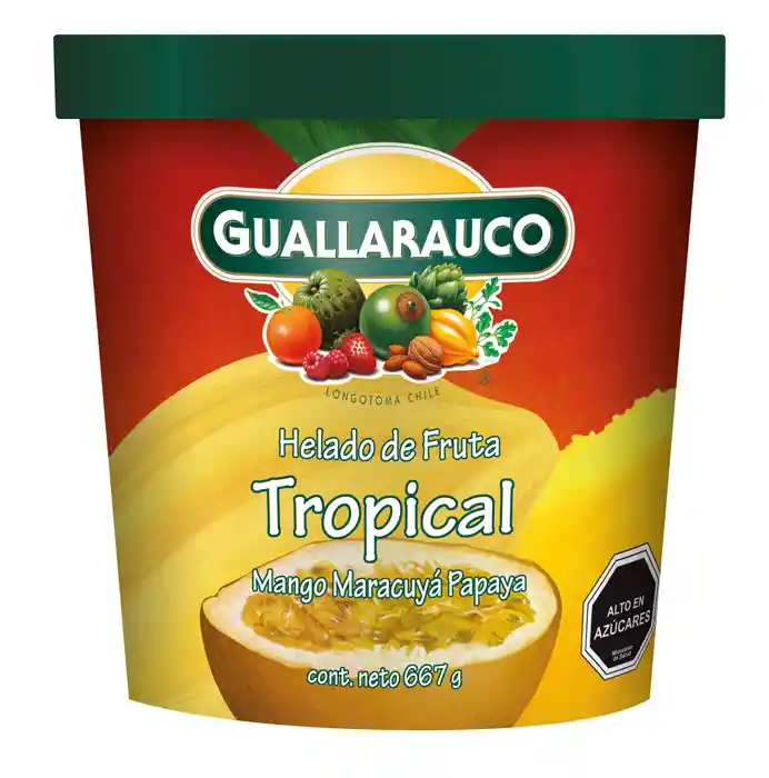 Pote Helado Tropical 900 Ml.