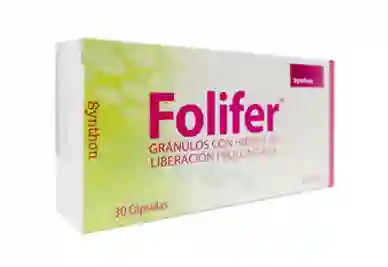 Folifer Capsulas Con Gránulos De Liberación Prolongada