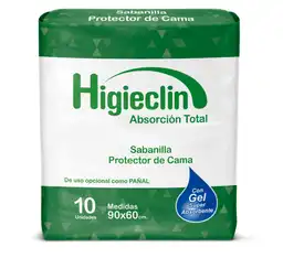 Sabanilla Higieclin Con Gel 90cmx60cm