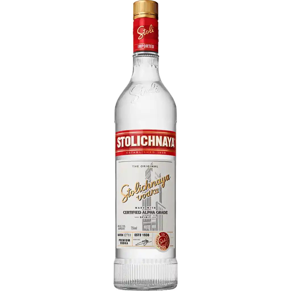 Stolichnaya Stolinchnaya Vodka 40° Botella