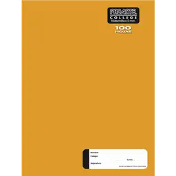 Proarte Cuaderno College Liso