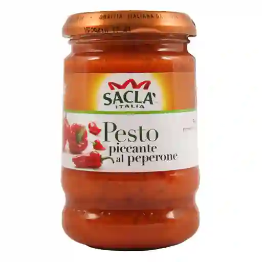 Sacla Pesto Picante 190 G Al Peperone