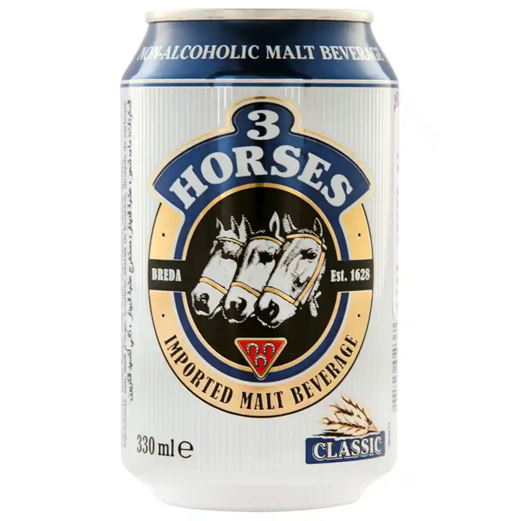 3 Horses Cerveza sin Alcohol en Lata