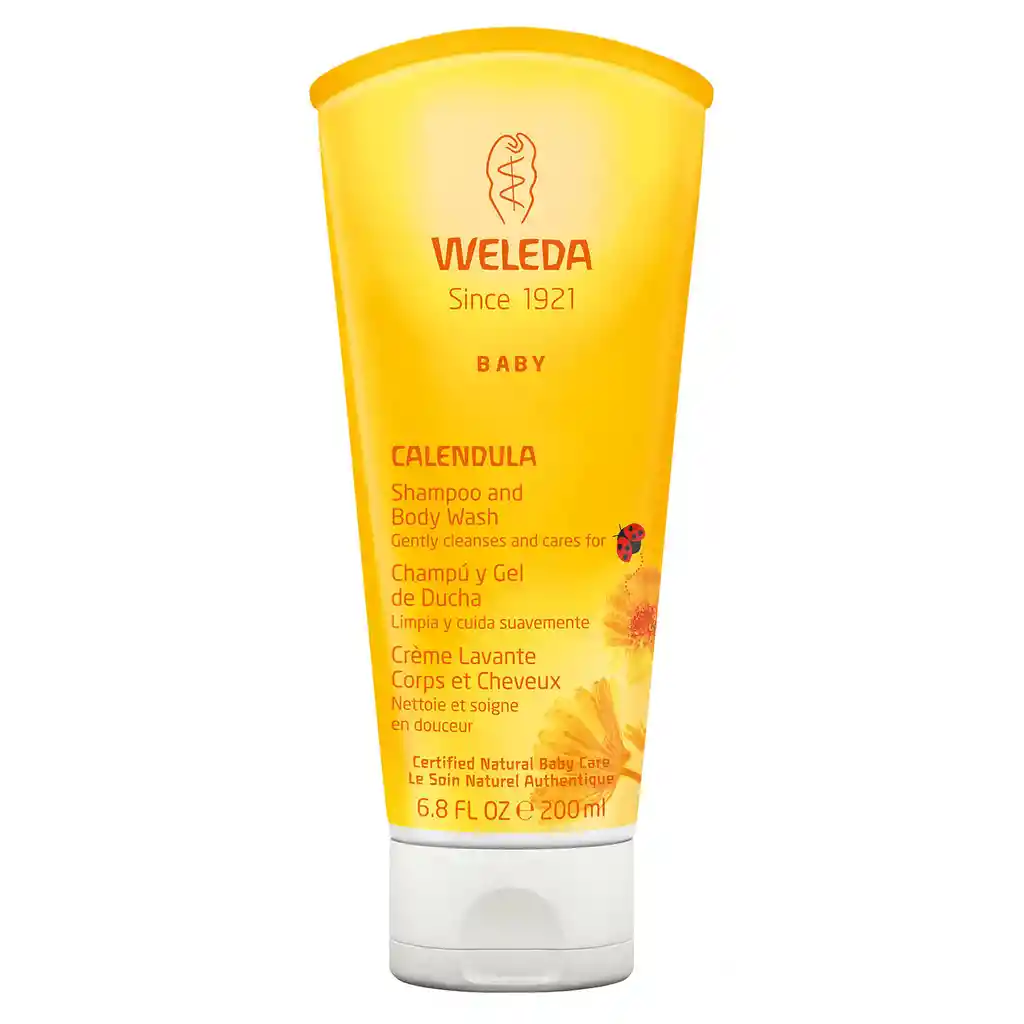 Weleda Shampoo y Gel de Ducha con Extracto de Caléndula