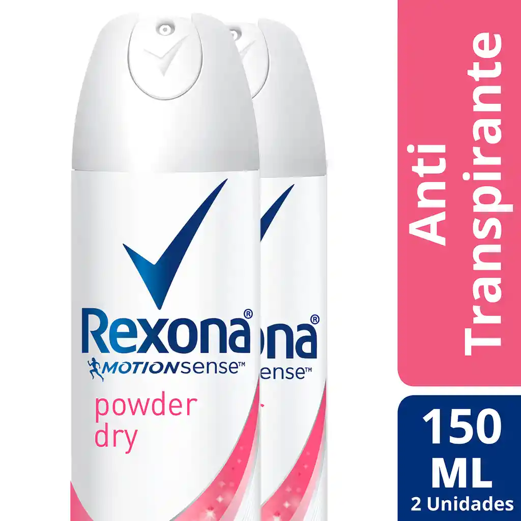 Rexona Desodorante Antitranspirante Powder Dyr en Spray
