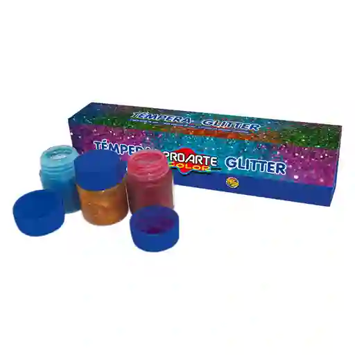 Proarte Tempera Glitter 6 Colores