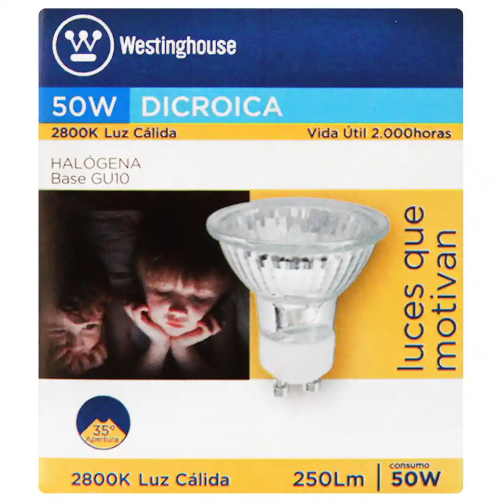 Westinghouse Amp Dicroica Gu10 50W